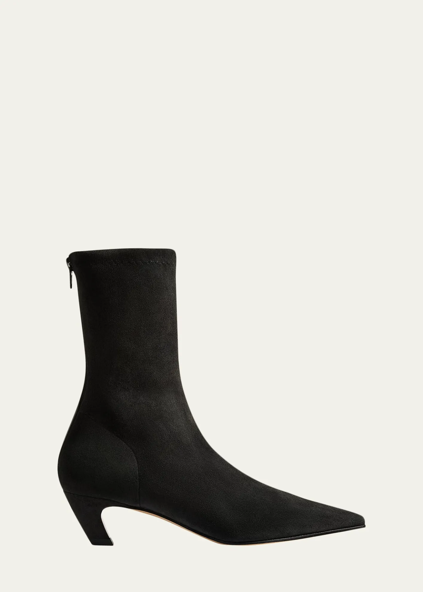 Khaite40mm Arizona Leather Ankle Boots