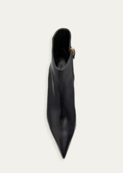Khaite55mm Bella Leather Ankle Boots