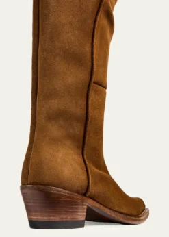 Khaite35mm Clive Suede Mid-Calf Boots