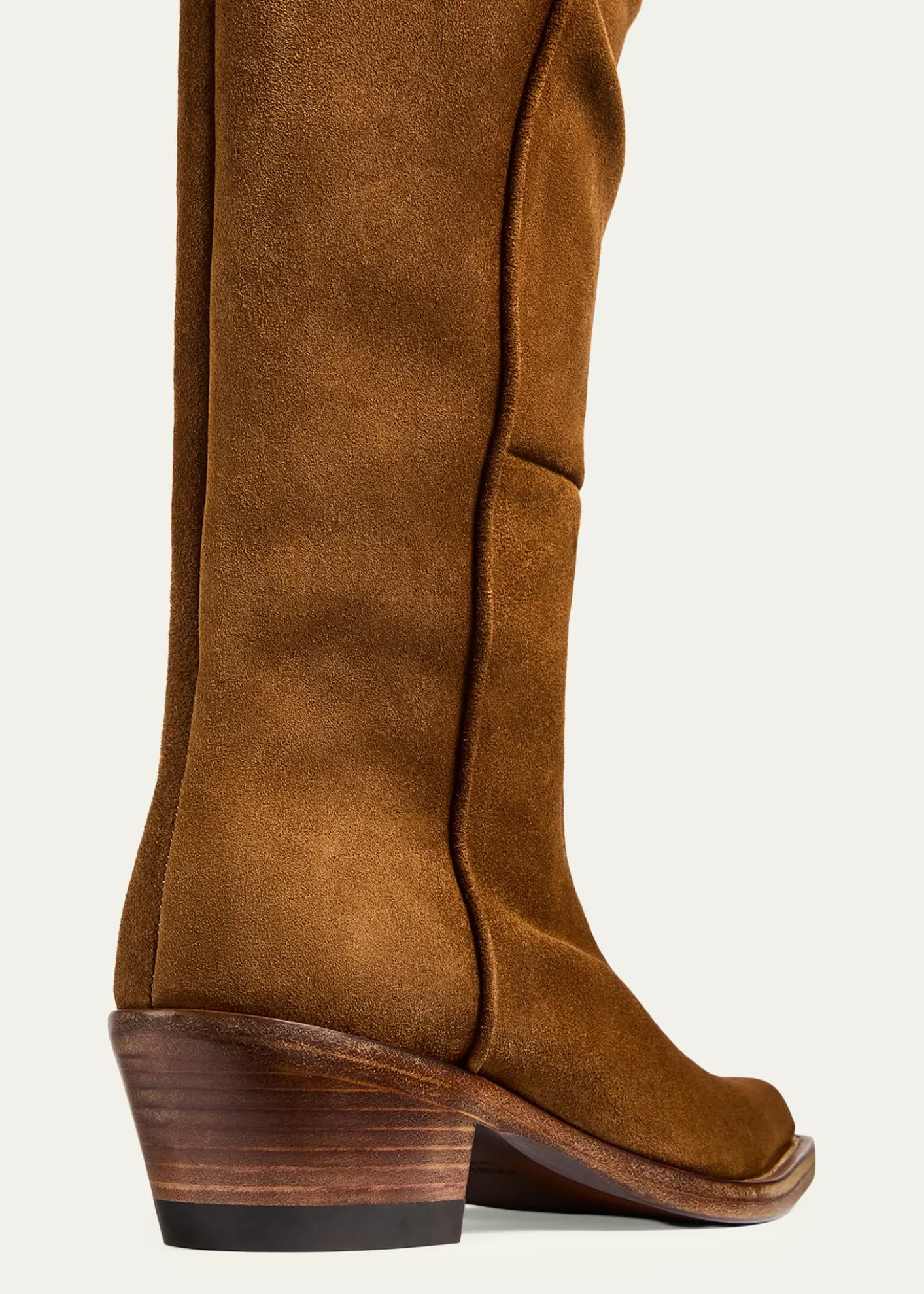 Khaite35mm Clive Suede Mid-Calf Boots