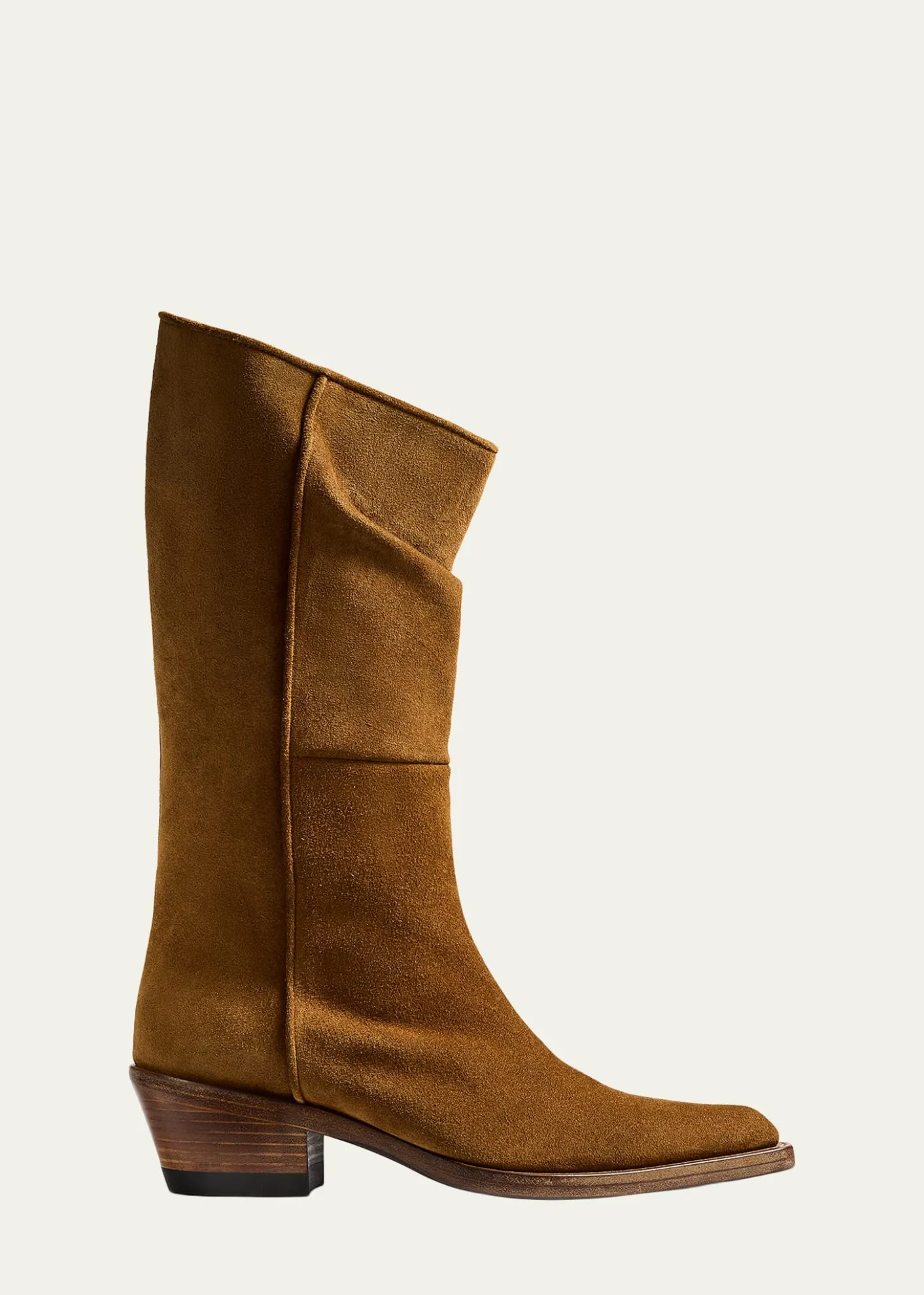 Khaite35mm Clive Suede Mid-Calf Boots