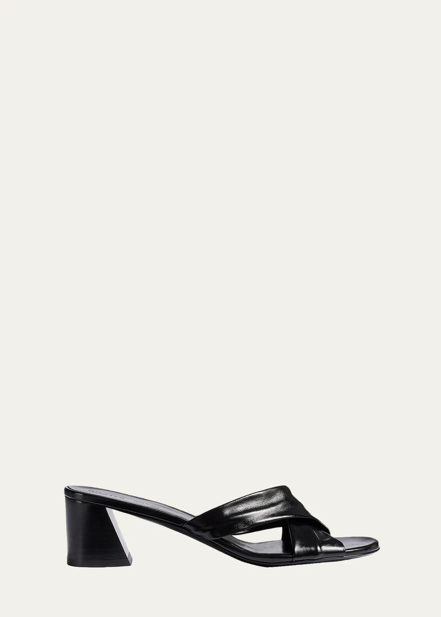 Khaite55mm Liria Leather Mule Sandals