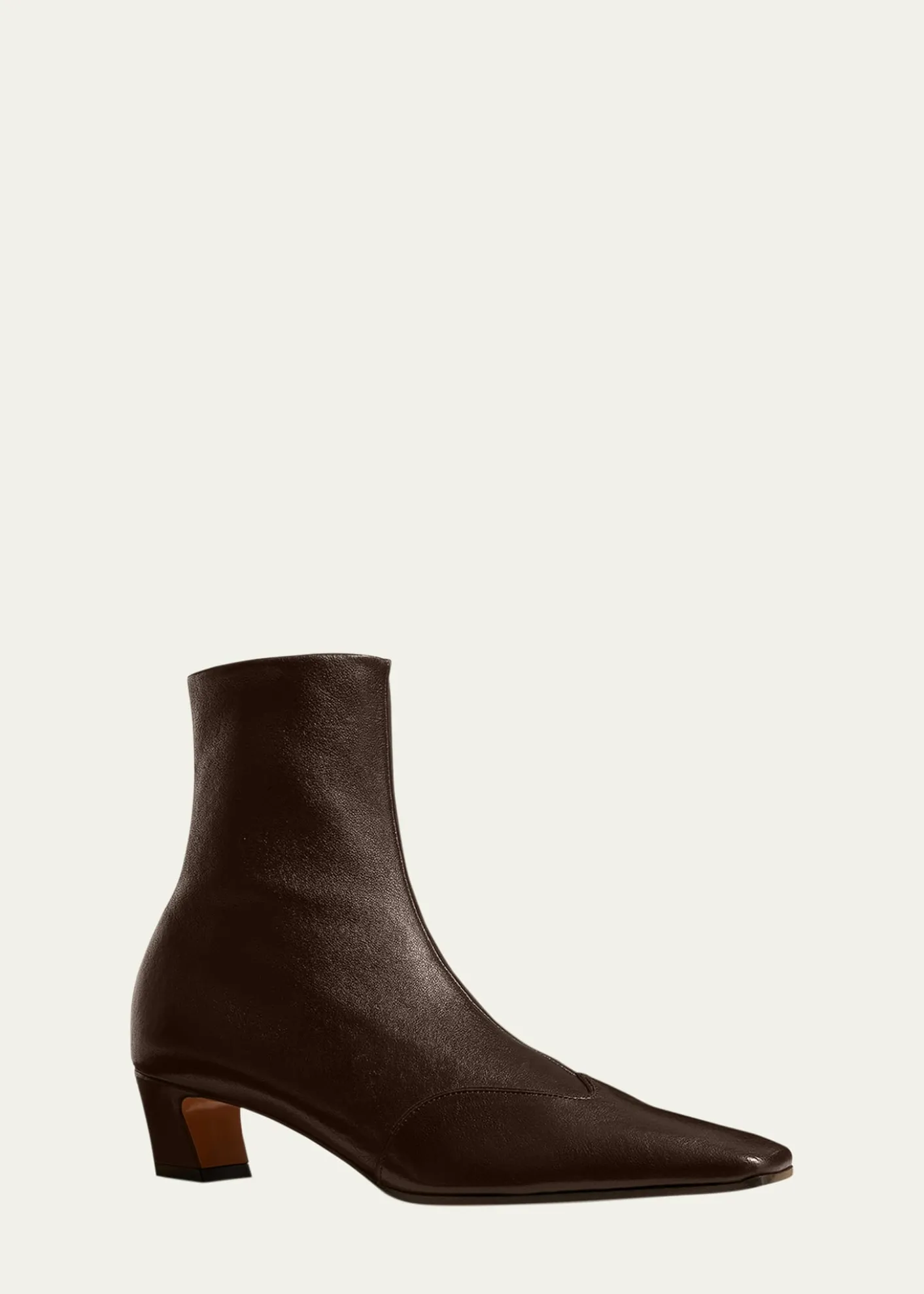 KhaiteNevada Stretch Leather Ankle Booties