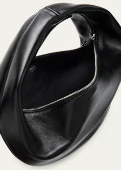 KhaiteOlivia Medium Crackle Patent Hobo Bag