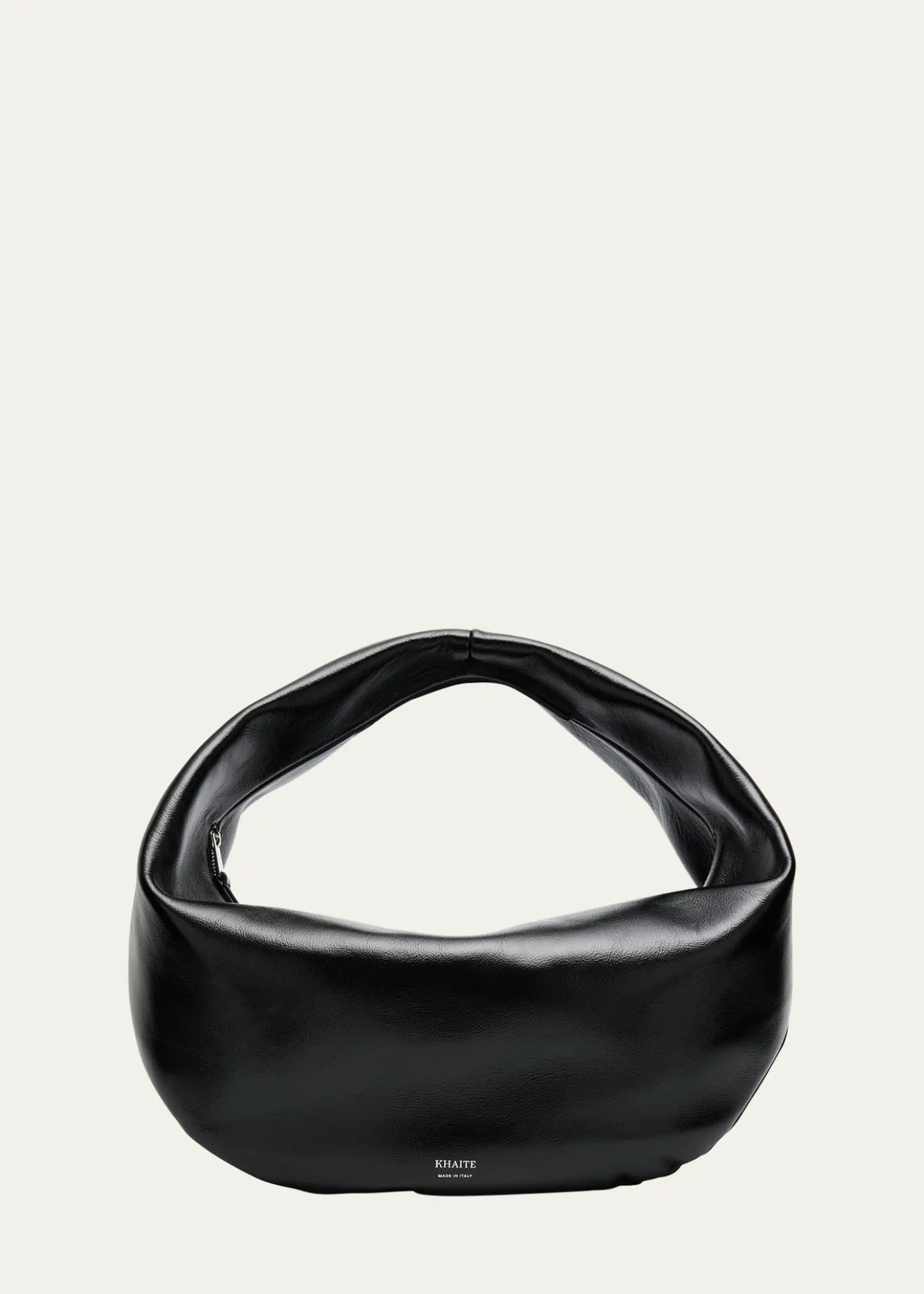 KhaiteOlivia Medium Crackle Patent Hobo Bag