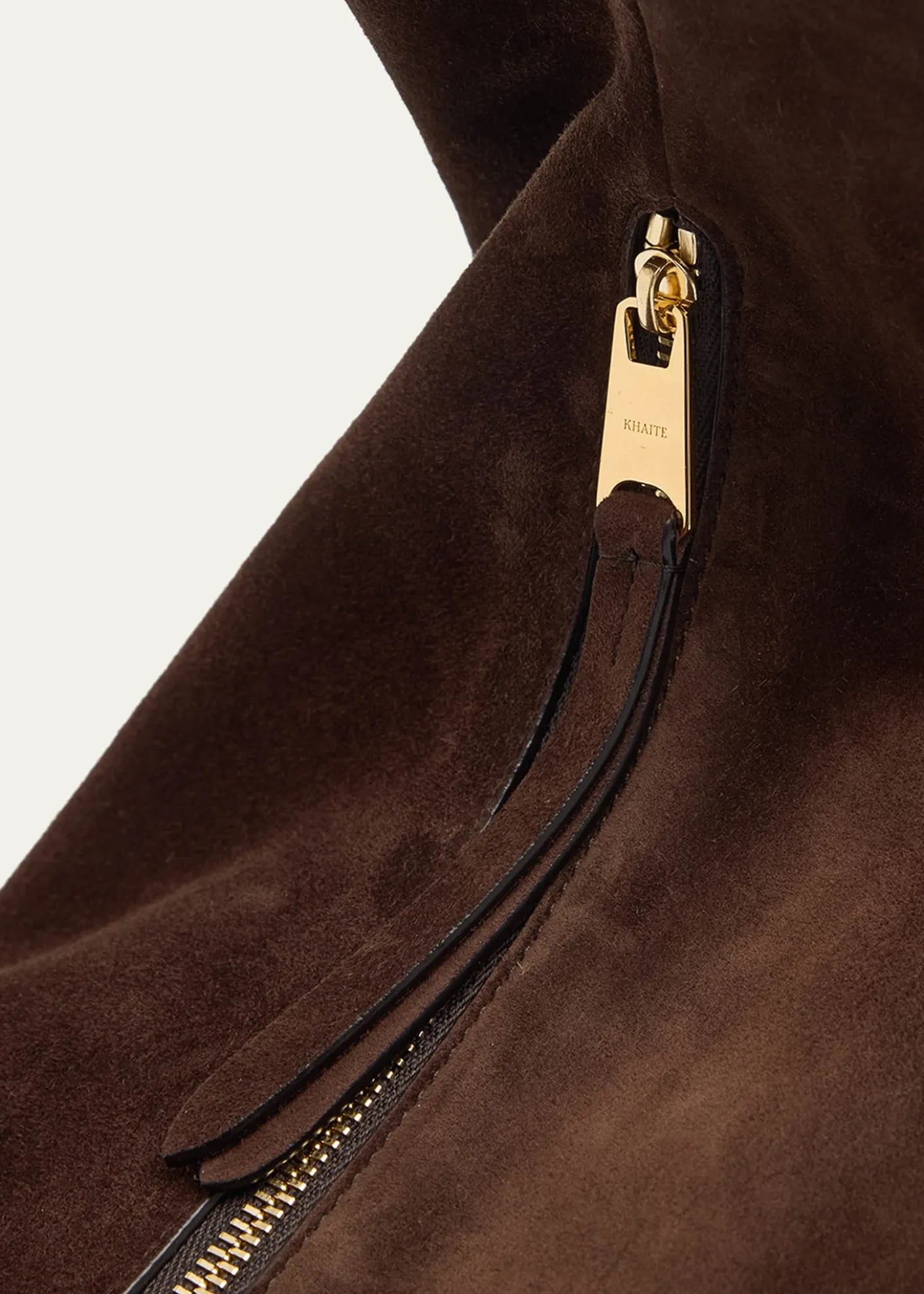 KhaiteOlivia Medium Suede Hobo Bag