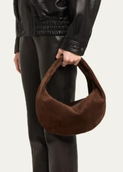 KhaiteOlivia Medium Suede Hobo Bag