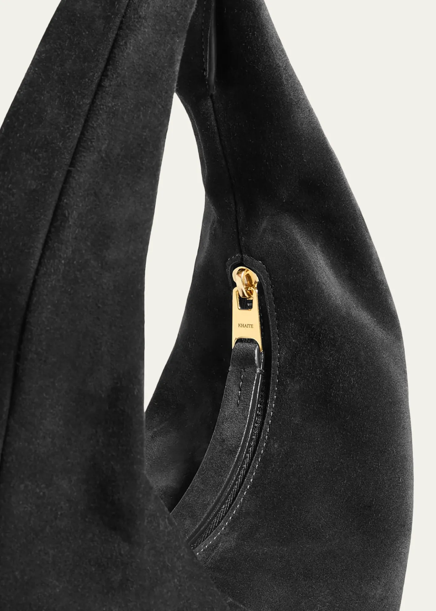 KhaiteOlivia Mini Suede Hobo Bag