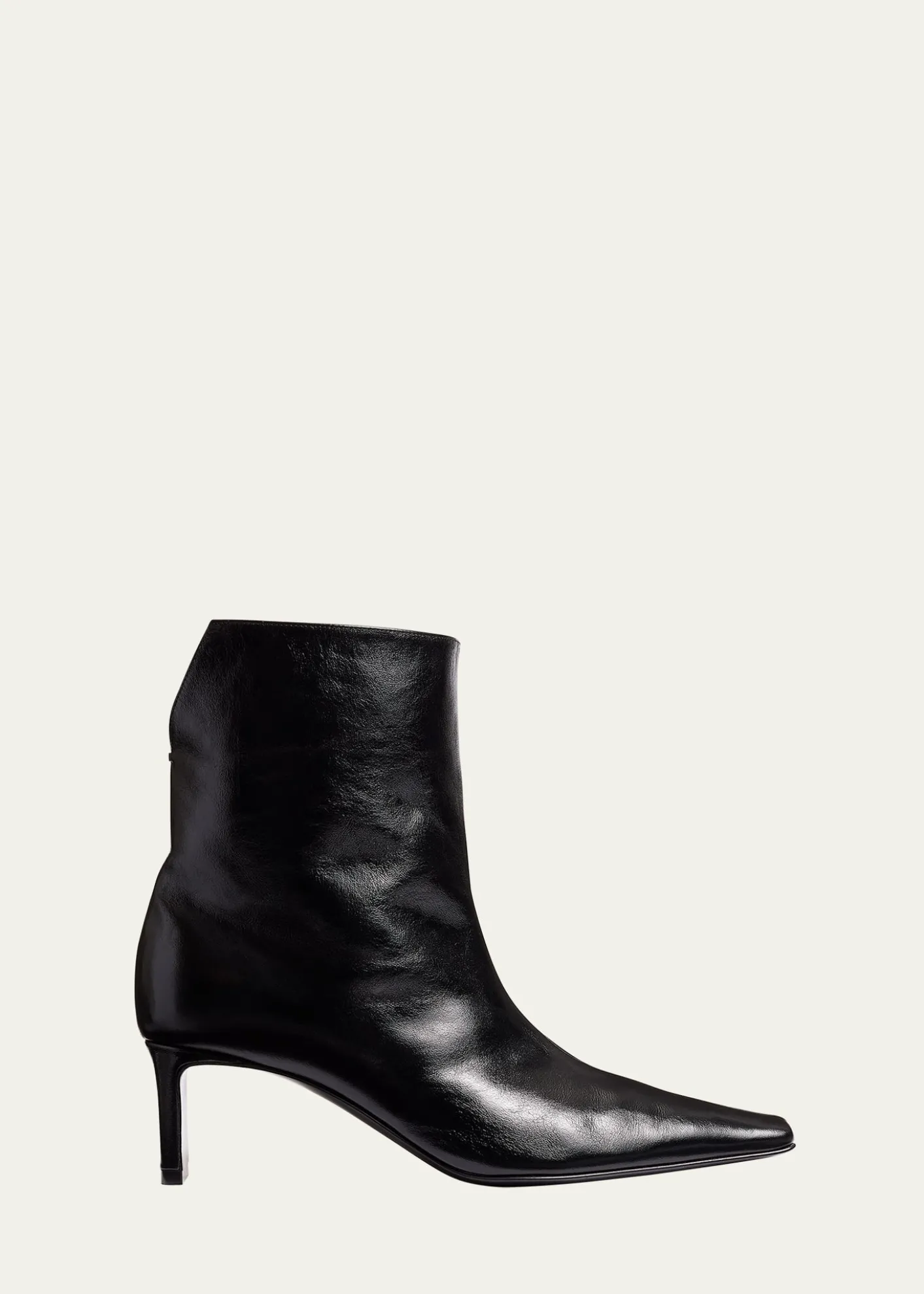 KhaiteOna Leather Stiletto Ankle Boots