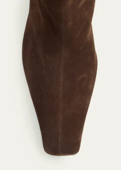 KhaiteOna Suede Stiletto Knee Boots