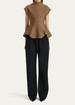 KhaiteRohen Wide-Leg Drawstring Pants