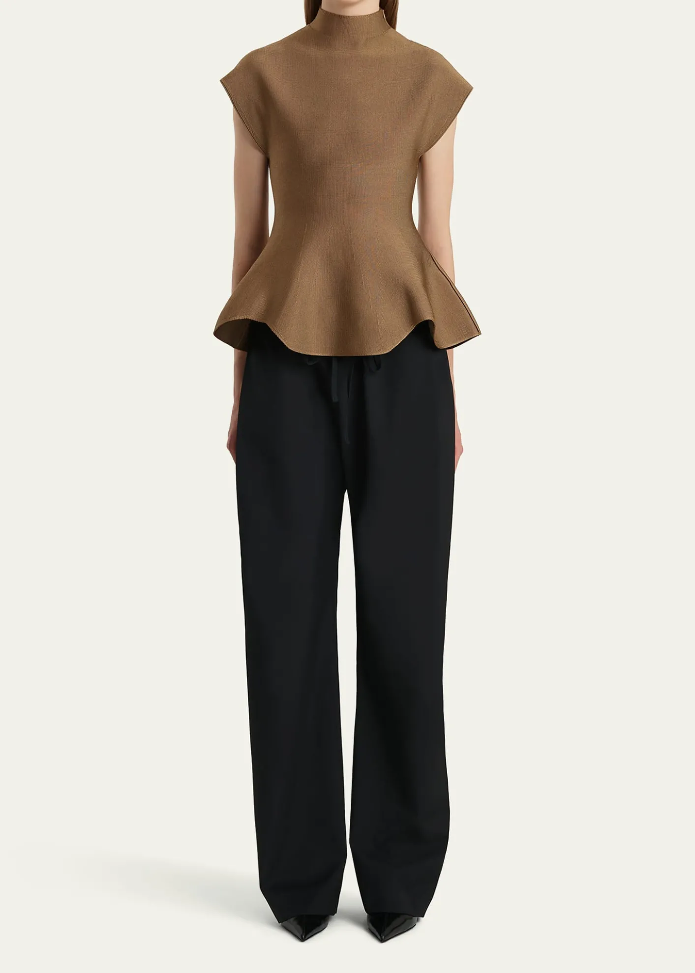 KhaiteRohen Wide-Leg Drawstring Pants