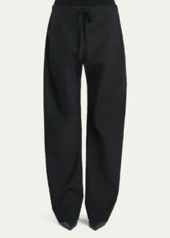 KhaiteRohen Wide-Leg Drawstring Pants