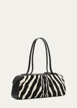 KhaiteSimona Zebra-Print Calf Hair Shoulder Bag
