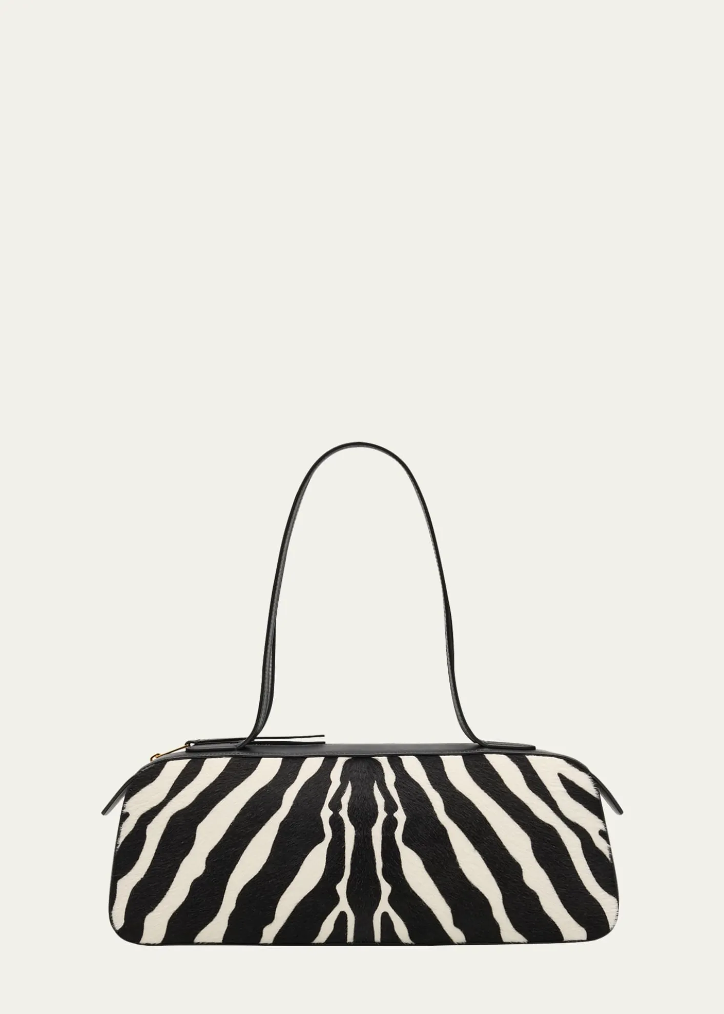 KhaiteSimona Zebra-Print Calf Hair Shoulder Bag