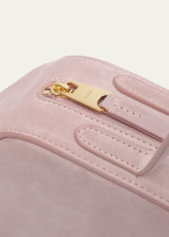 KhaiteSimona Zip Suede Shoulder Bag