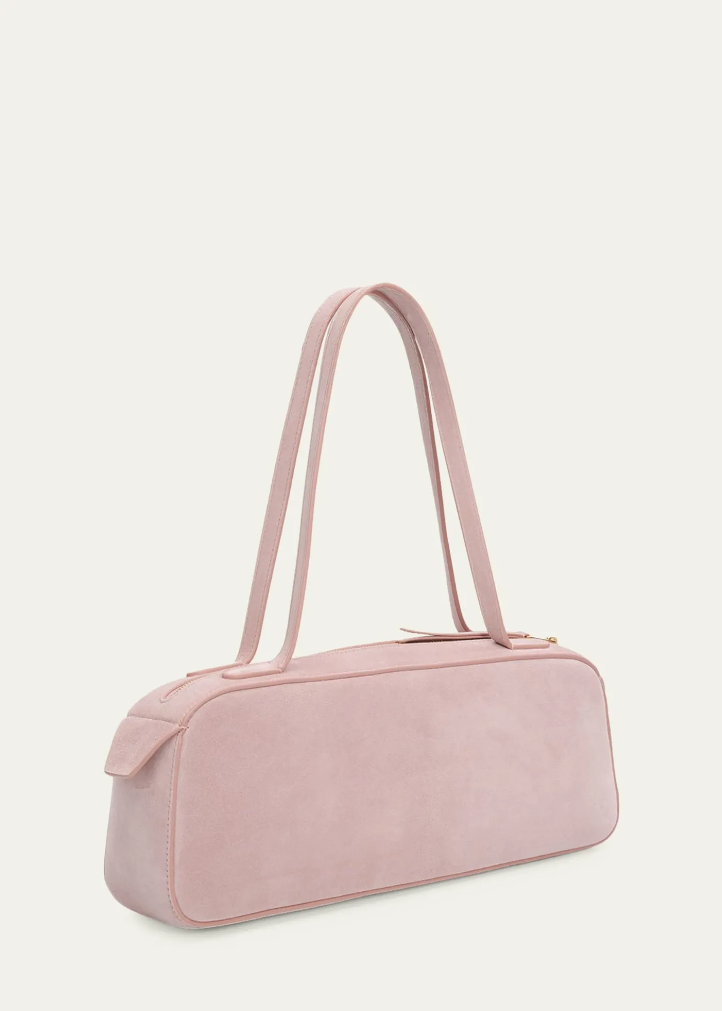 KhaiteSimona Zip Suede Shoulder Bag