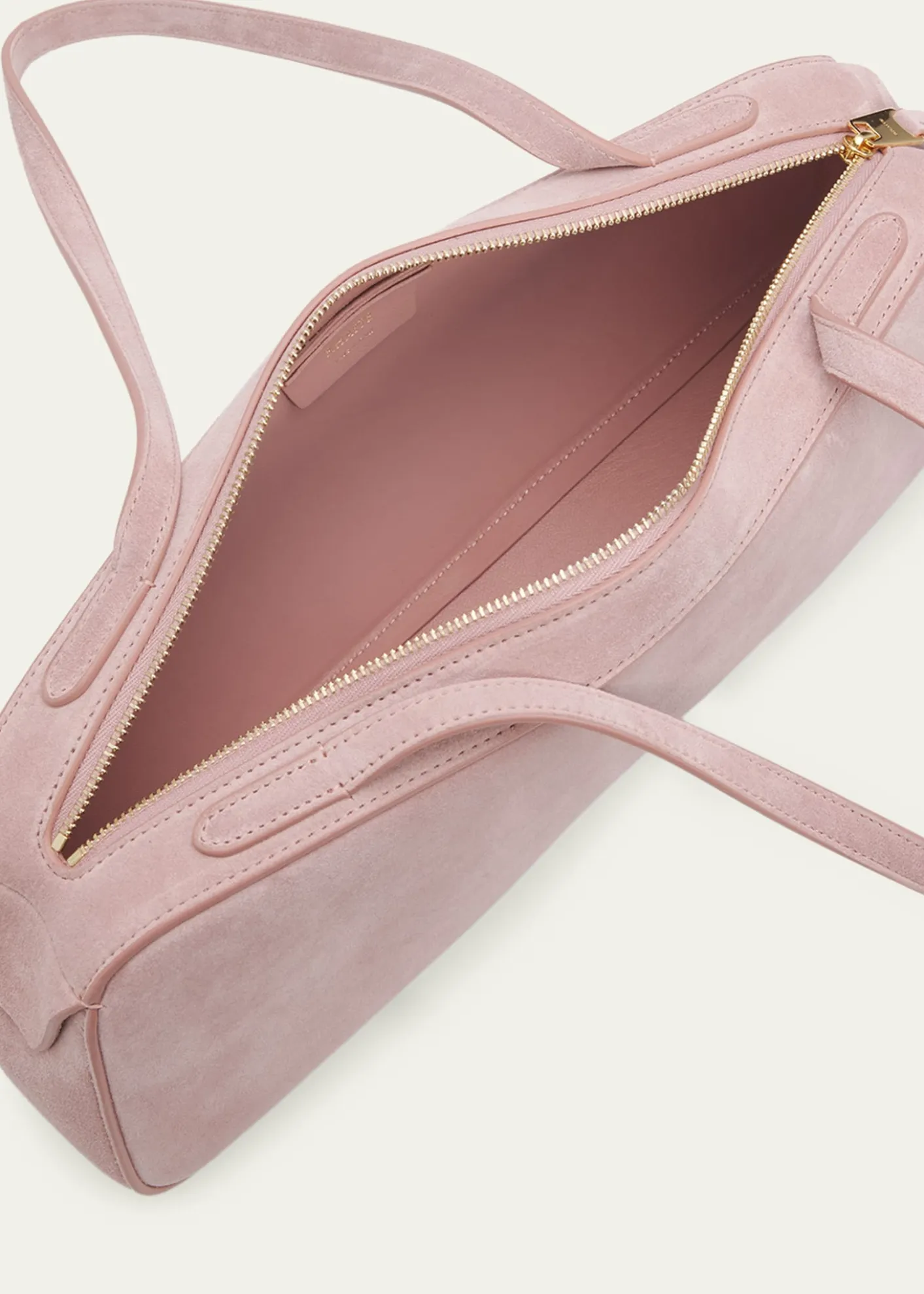 KhaiteSimona Zip Suede Shoulder Bag