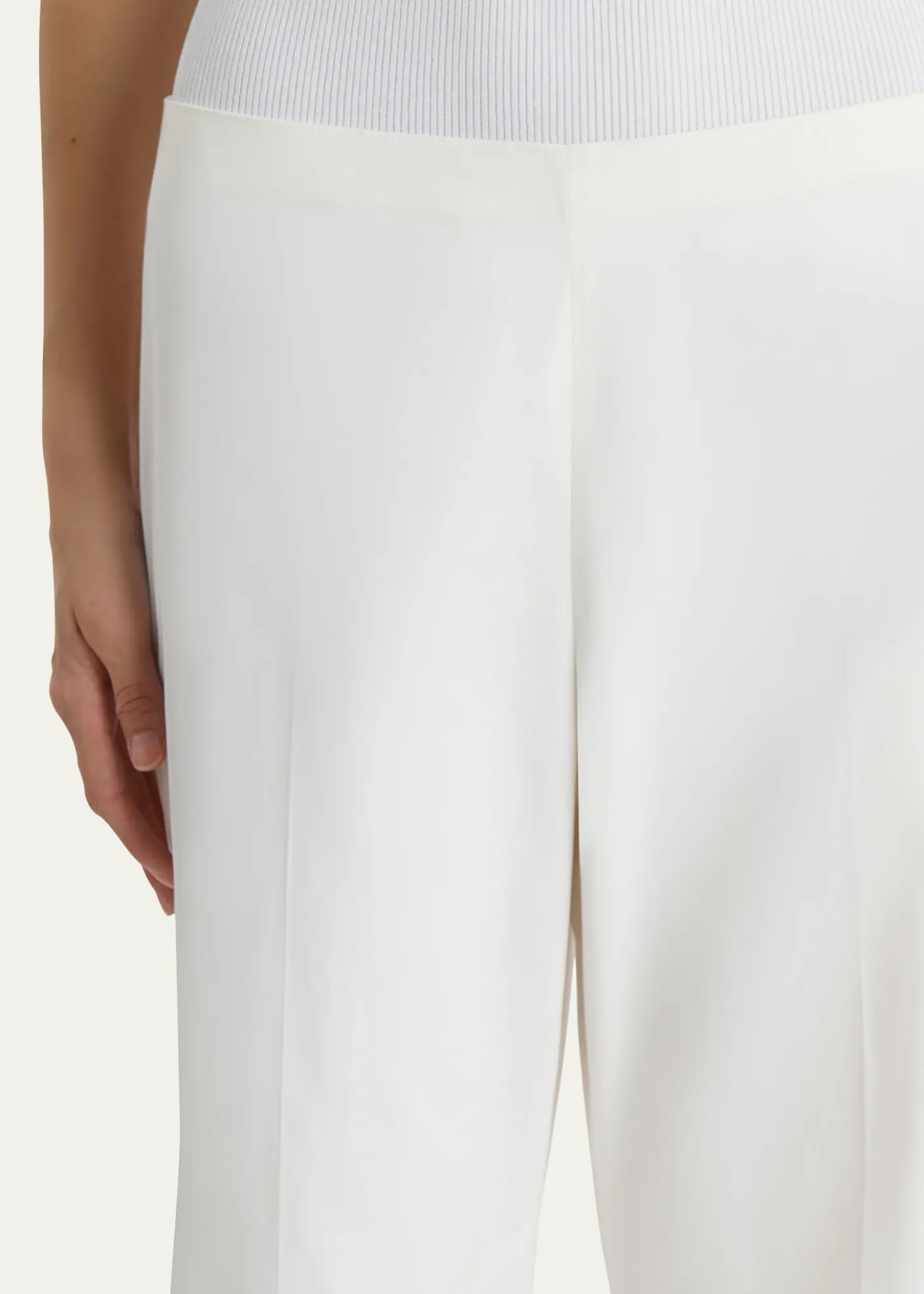 KhaiteWalter Cropped Flare Pants