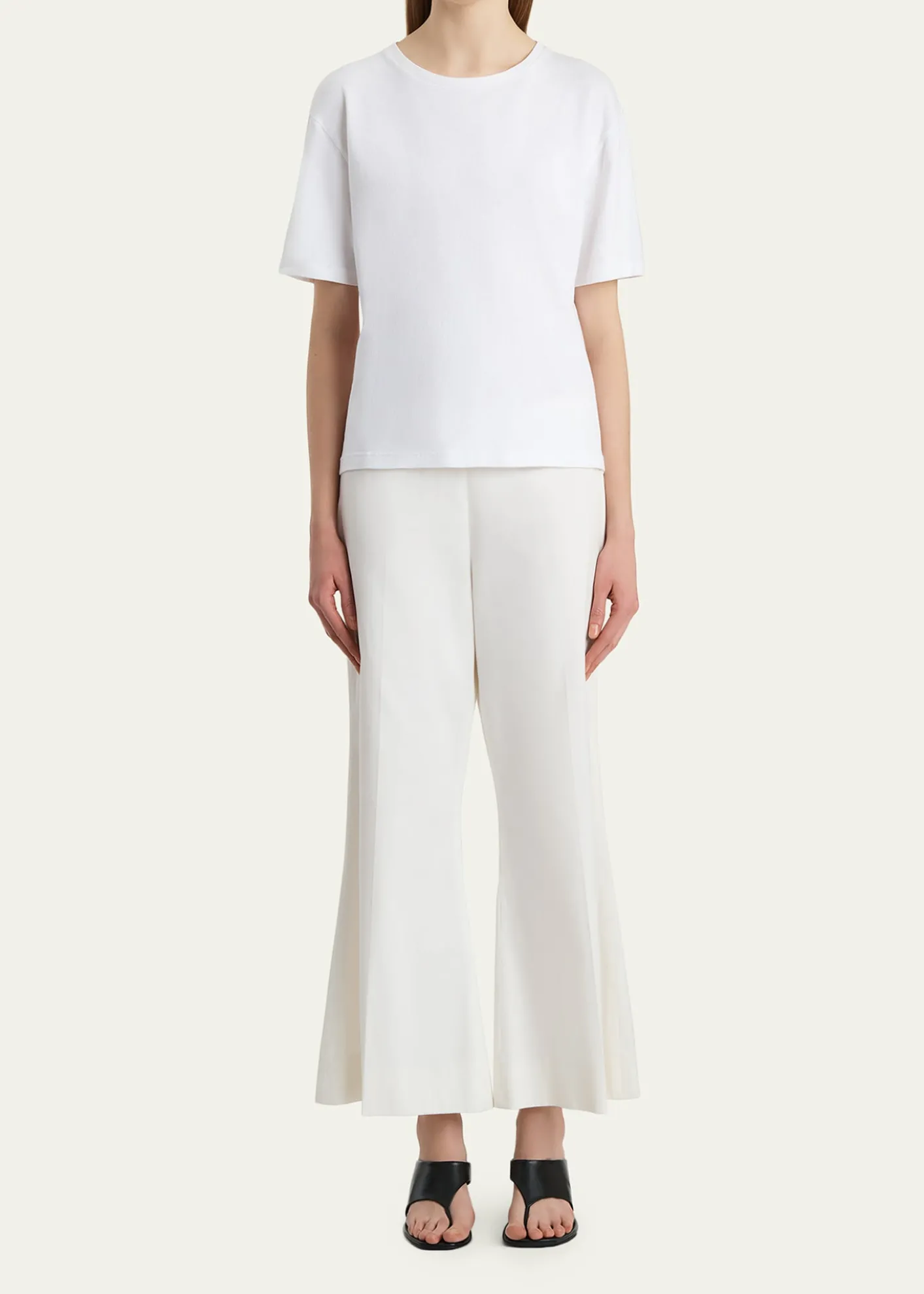 KhaiteWalter Cropped Flare Pants