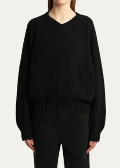KhaiteWolfe V-Neck Cashmere Sweater