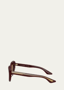 KHAITE x Oliver PeoplesBold Acetate Oval Sunglasses