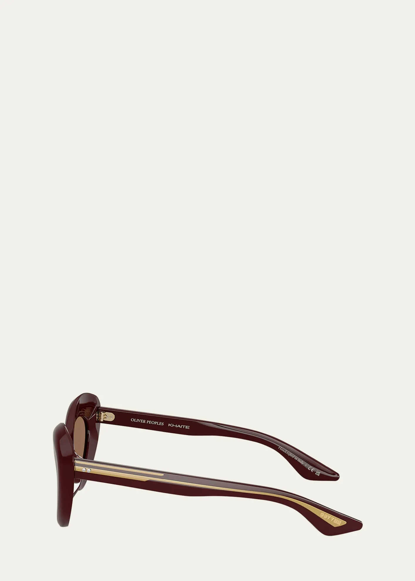 KHAITE x Oliver PeoplesBold Acetate Oval Sunglasses
