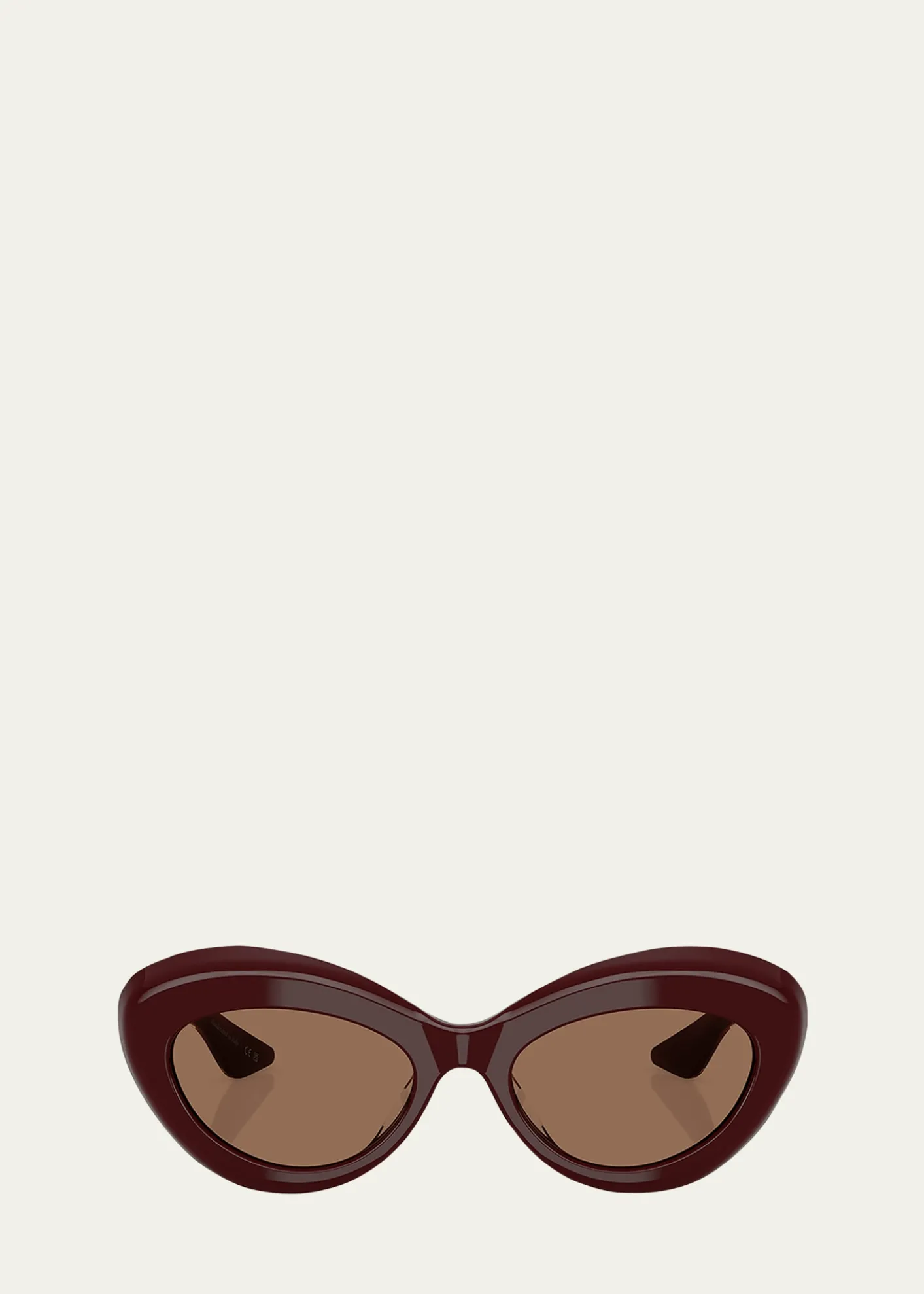 KHAITE x Oliver PeoplesBold Acetate Oval Sunglasses