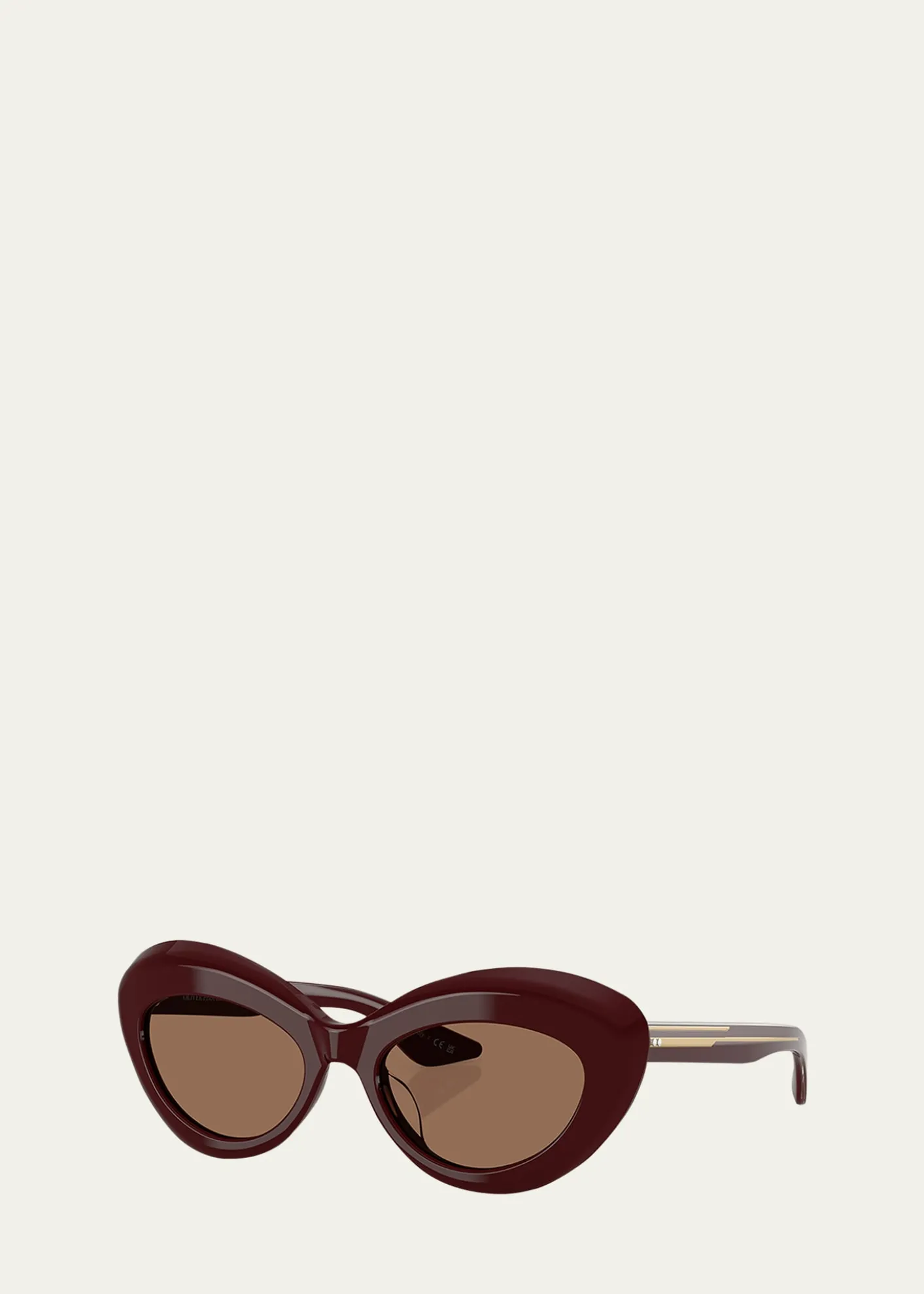 KHAITE x Oliver PeoplesBold Acetate Oval Sunglasses
