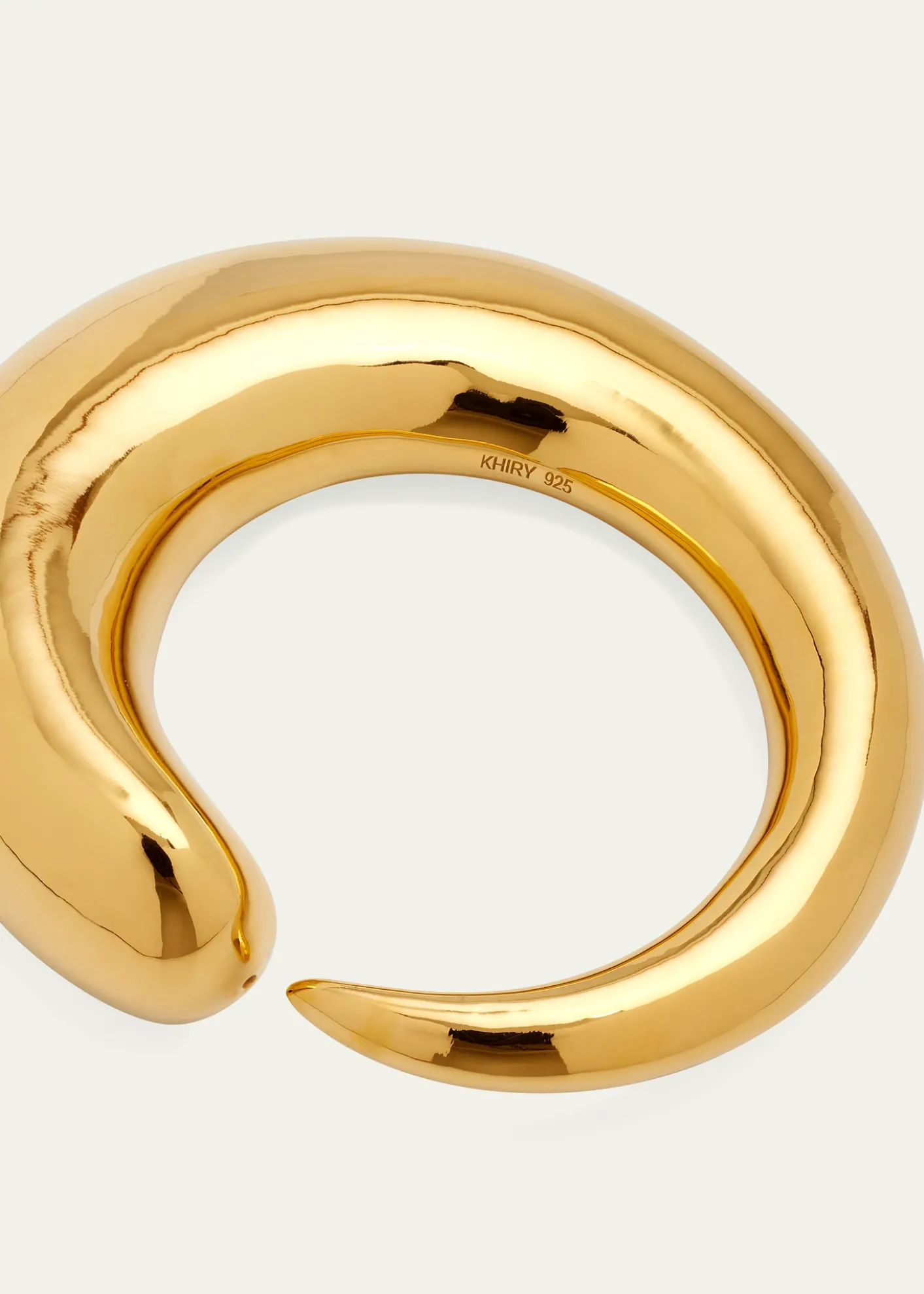 KHIRYKhartoum III Bangle in Nude Polished 18k Vermeil
