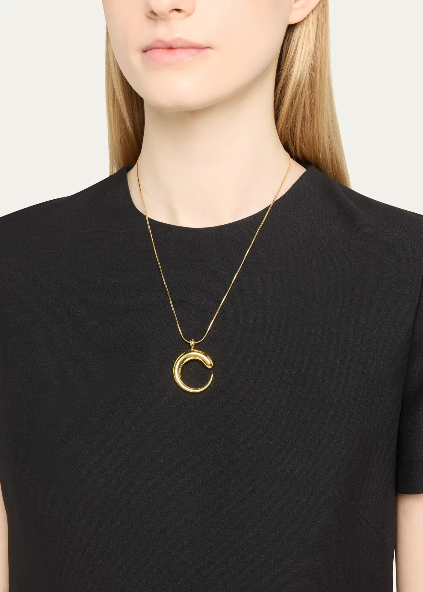 KHIRYKhartoum II Pendant in Nude Polished 18K Gold Vermeil