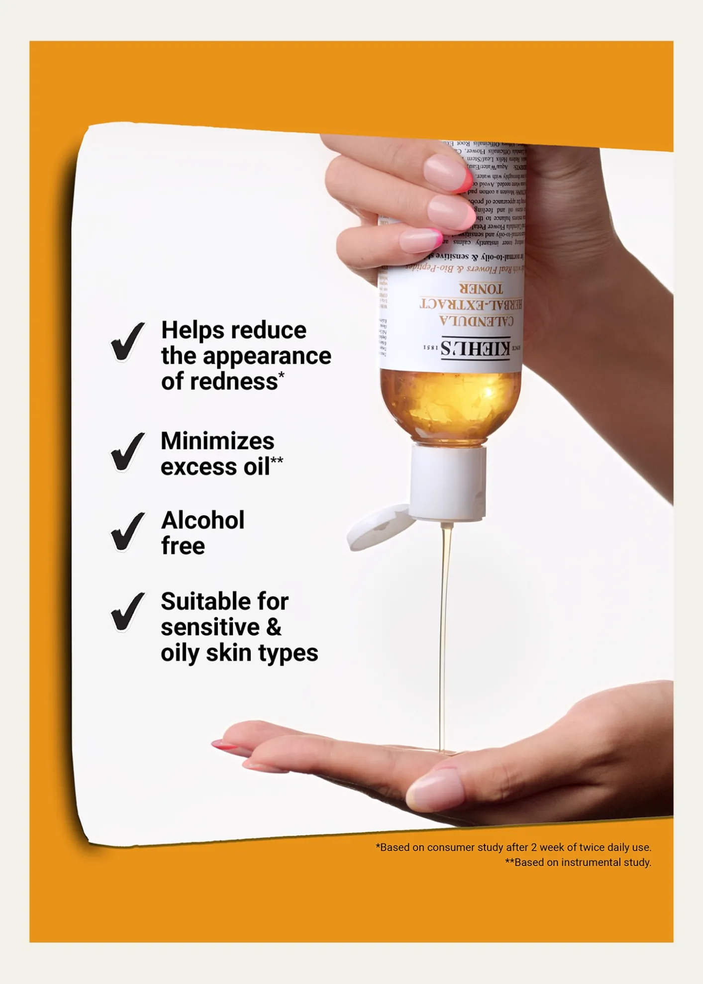 Kiehl's Since 1851Calendula Herbal Extract Alcohol-Free Toner, 8.4 oz.