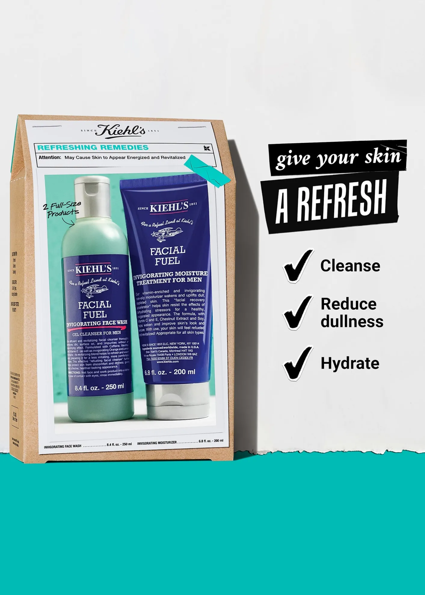 Kiehl's Since 1851Refreshing Remedies Set