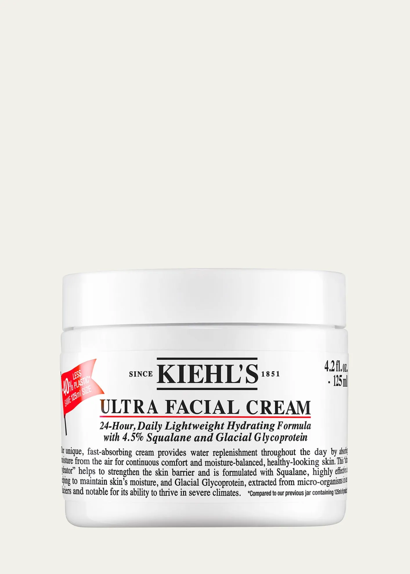 Kiehl's Since 1851Ultra Facial Moisturizing Cream with Squalane, 4.2 oz.