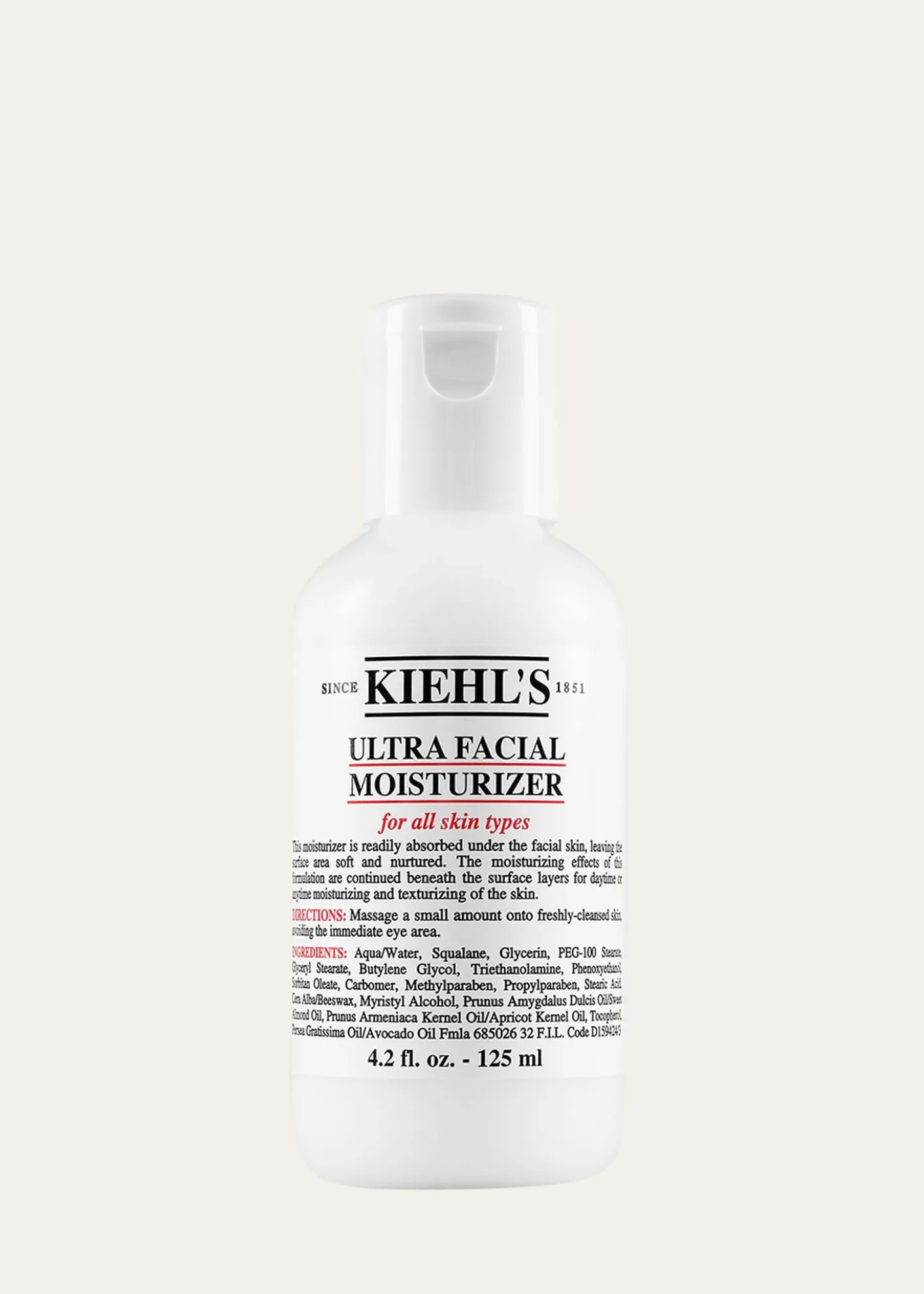 Kiehl's Since 1851Ultra Facial Moisturizer, 4.2 oz.