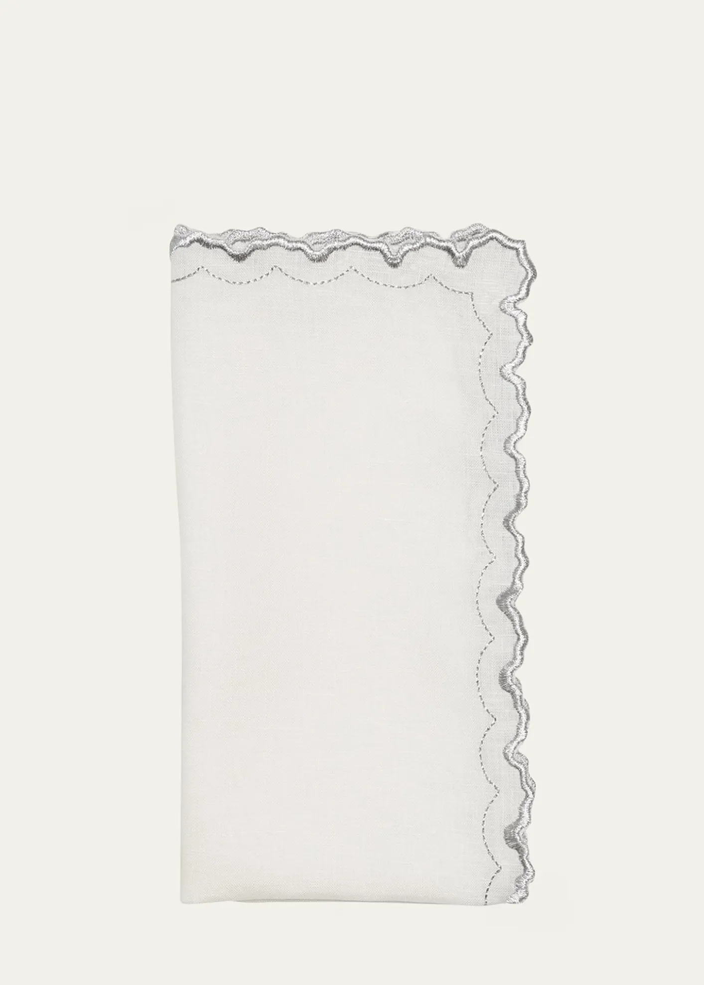 Kim SeybertArches Silver Napkin