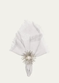 Kim SeybertChambray Fringe Napkin