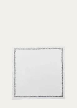 Kim SeybertFilament Embroidered Linen Napkin