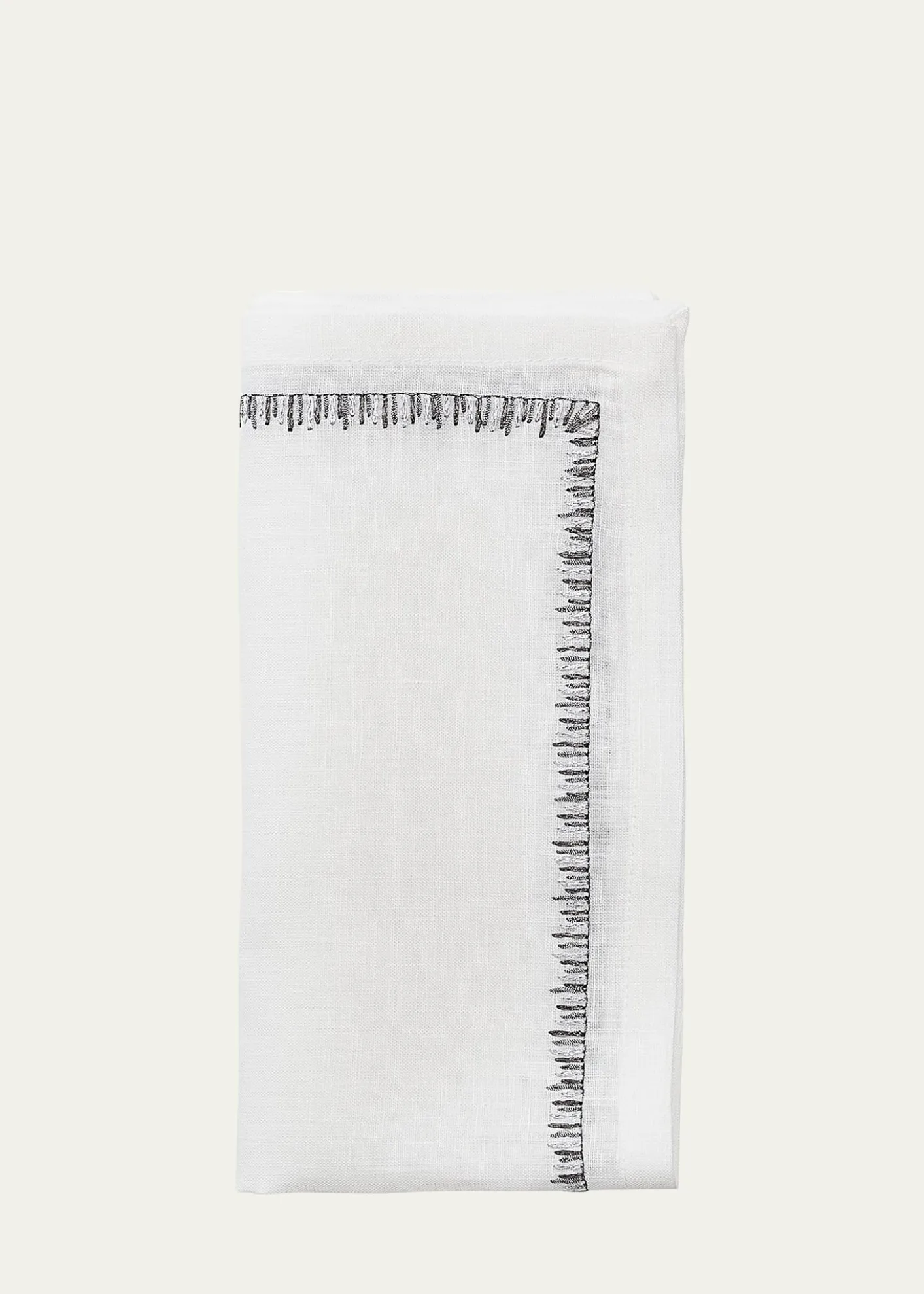 Kim SeybertFilament Embroidered Linen Napkin