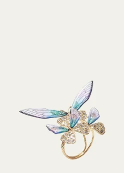 Kim SeybertFlutter Napkin Rings, Set of 4