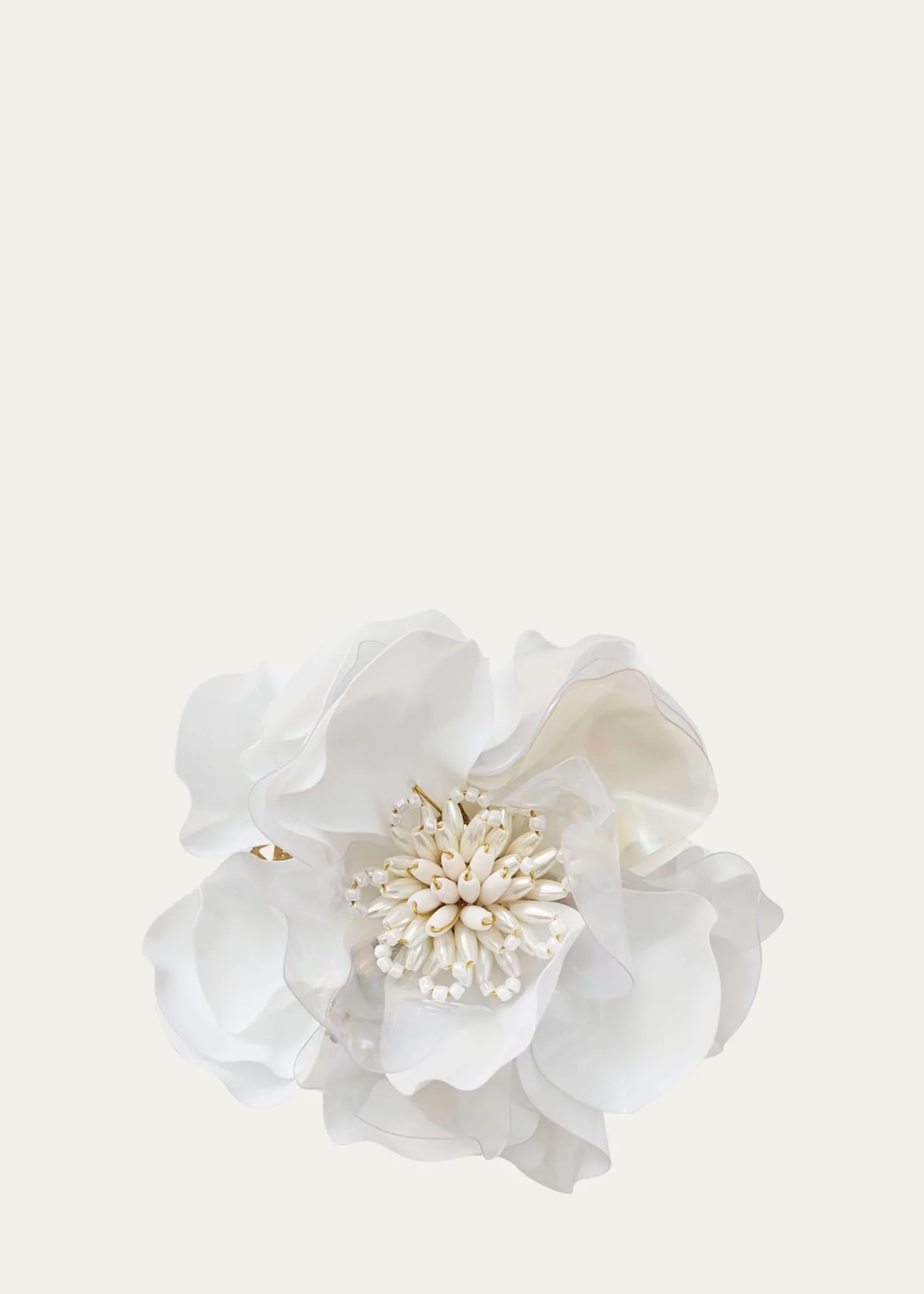 Kim SeybertGardenia Napkin Ring in White
