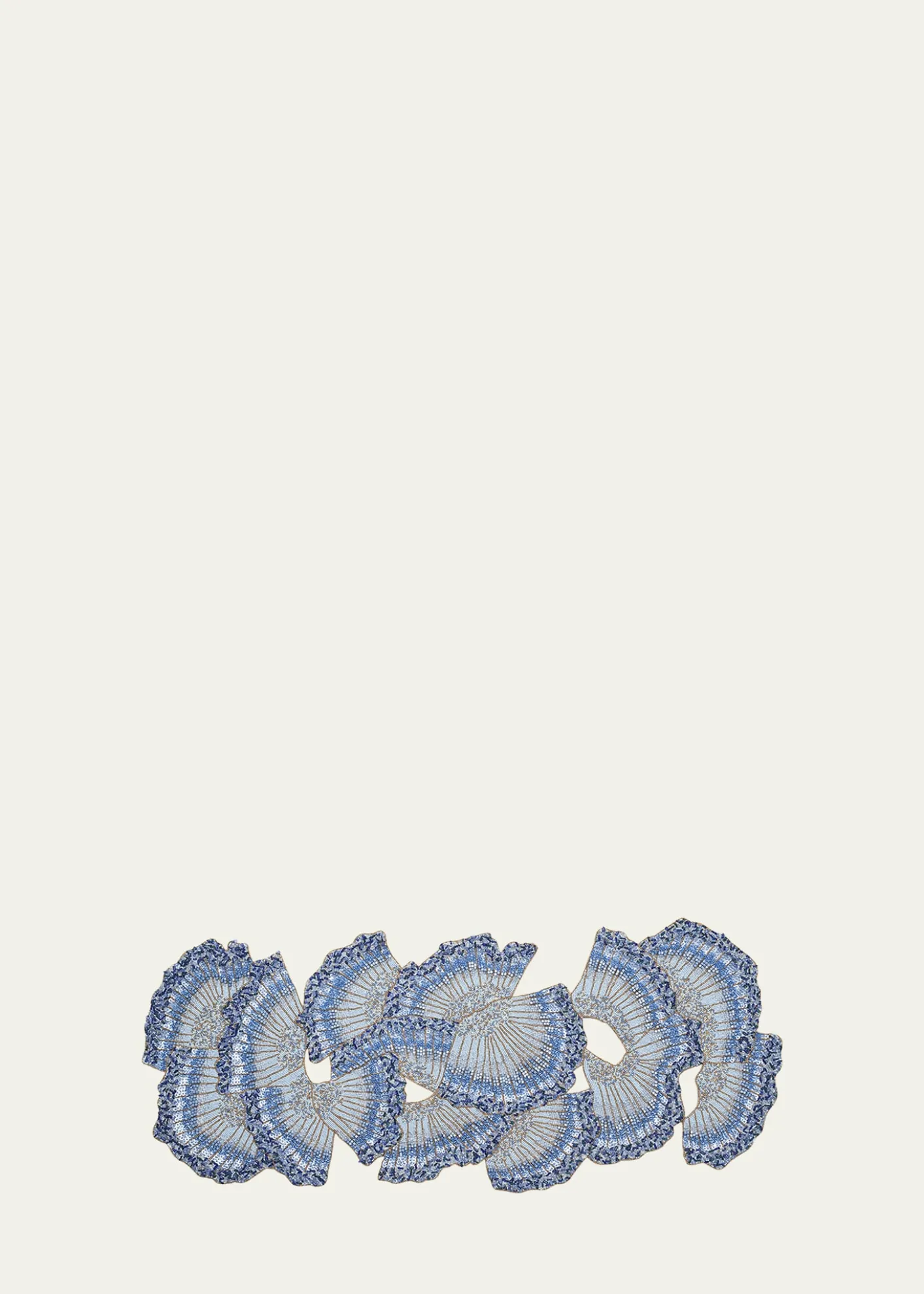 Kim SeybertLagoon Beaded Table Runner, 16" x 39"