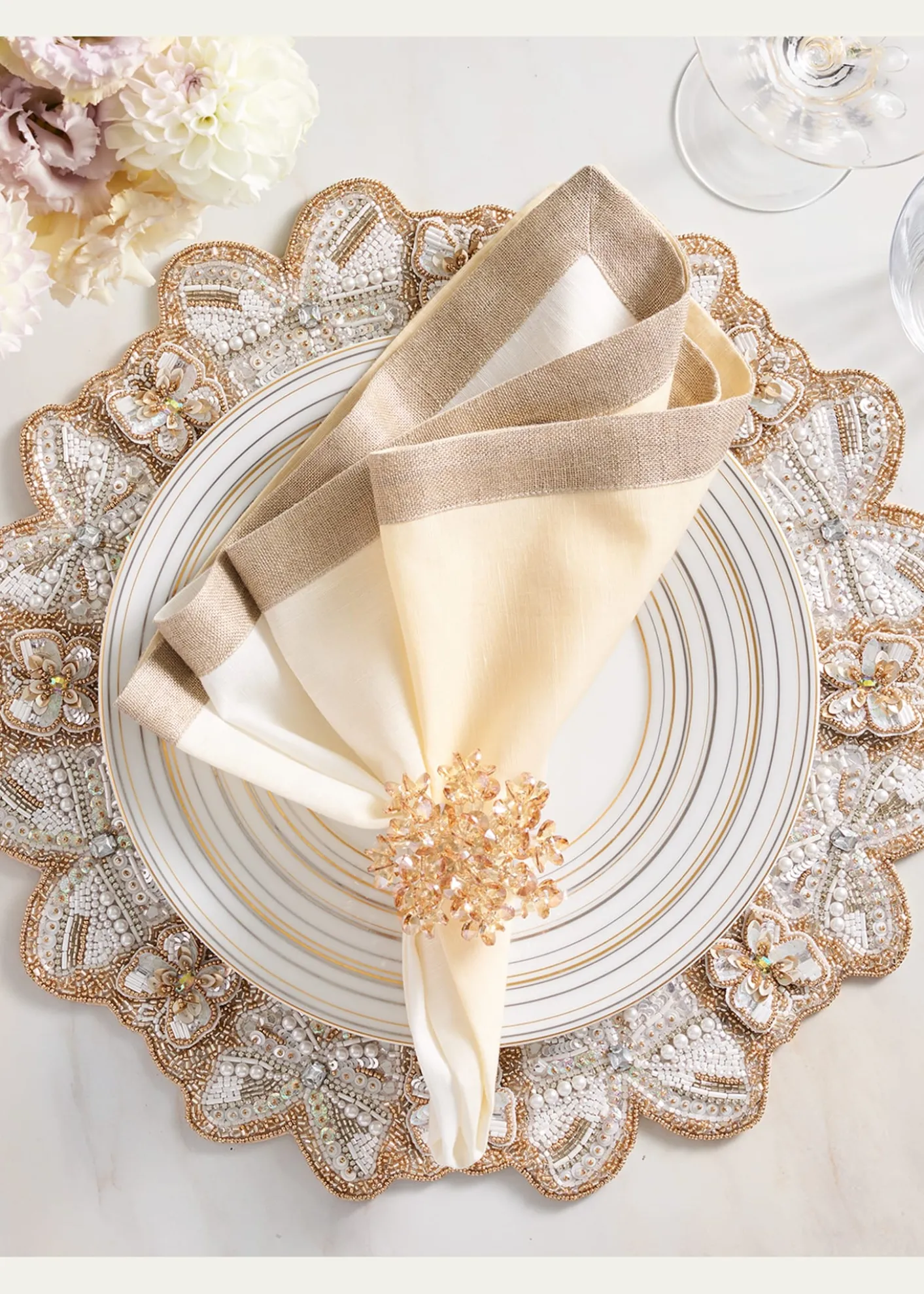 Kim SeybertMonarch Beaded Placemat