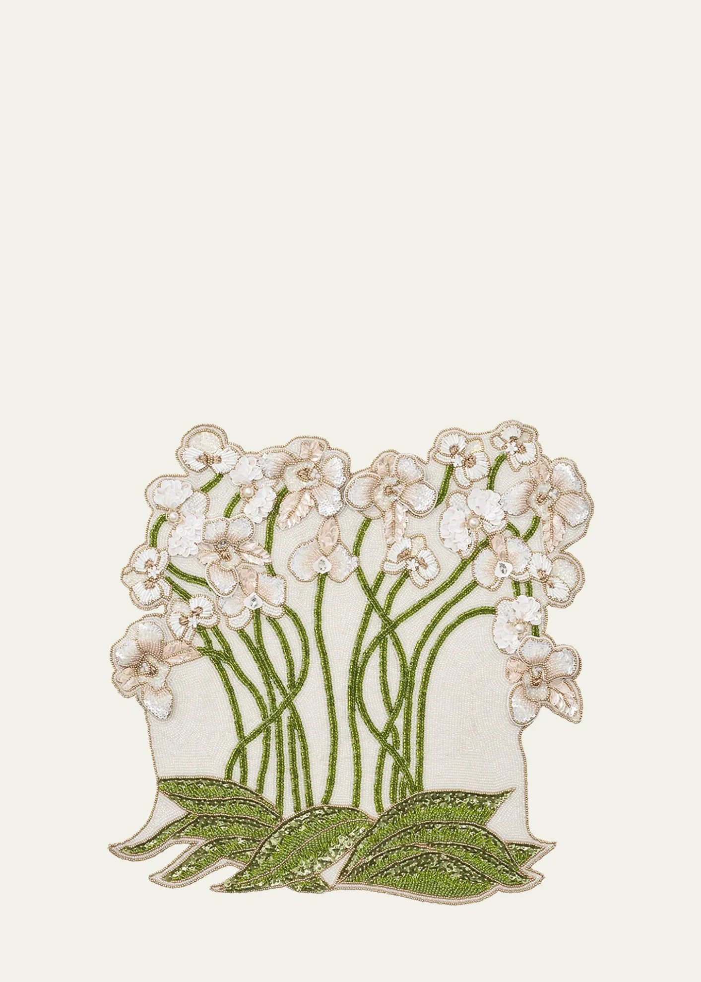 Kim SeybertOrchid Beaded Placemat