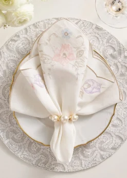 Kim SeybertPrintemps Embroidered Napkin