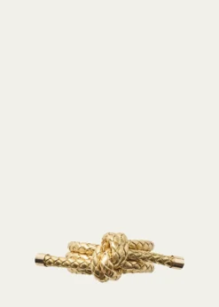 Kim SeybertRope Knot Golden Faux Leather Napkin Ring
