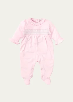 Kissy KissyGirl's CLB Charmed Smocked Footie, Size Newborn-6M