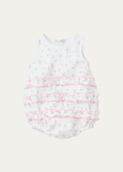 Kissy KissyGirl's Garden Roses Ruffle Romper, Size Newborn-18M