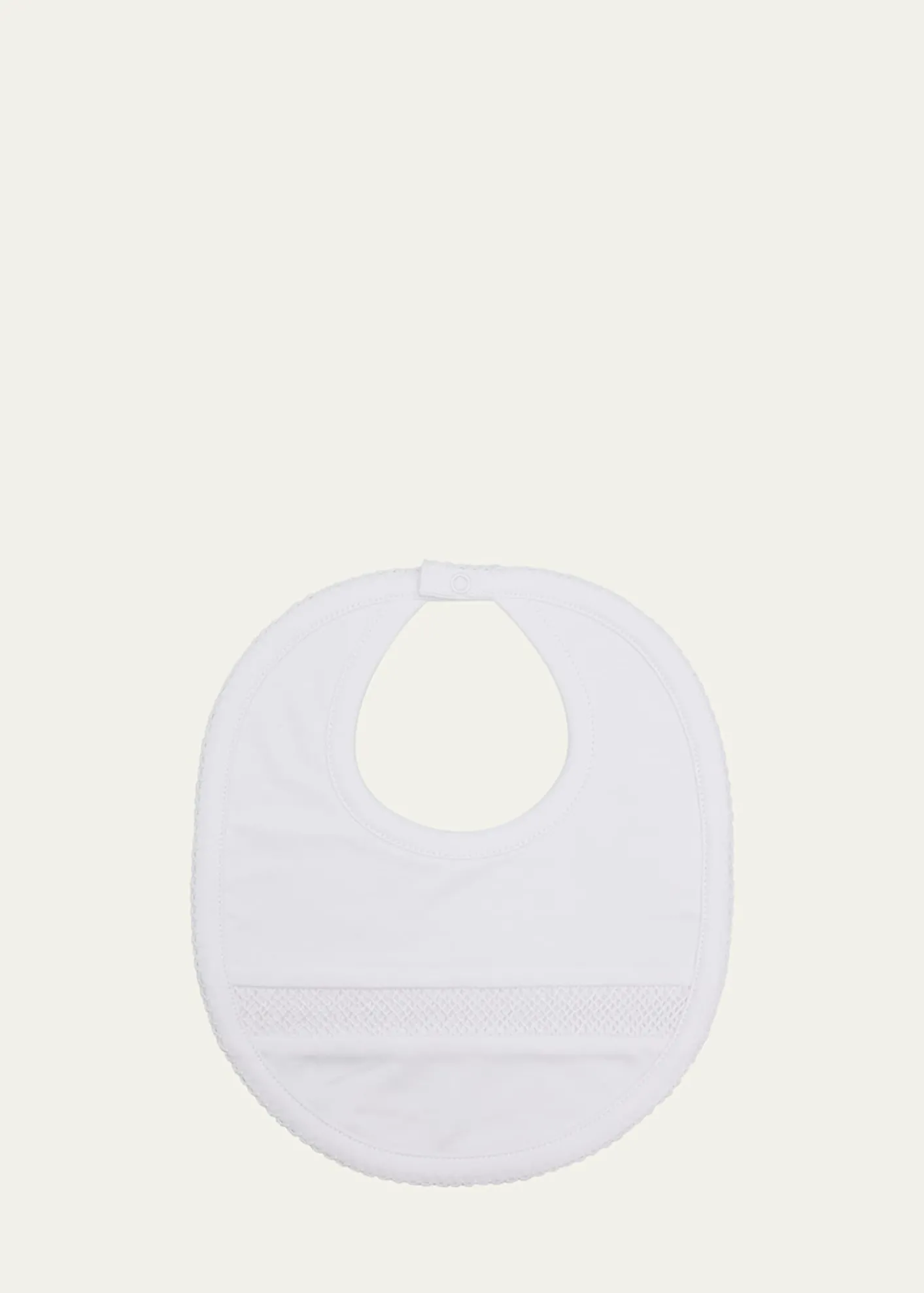 Kissy KissyKid's Hand-Smocked Pima Cotton Bib