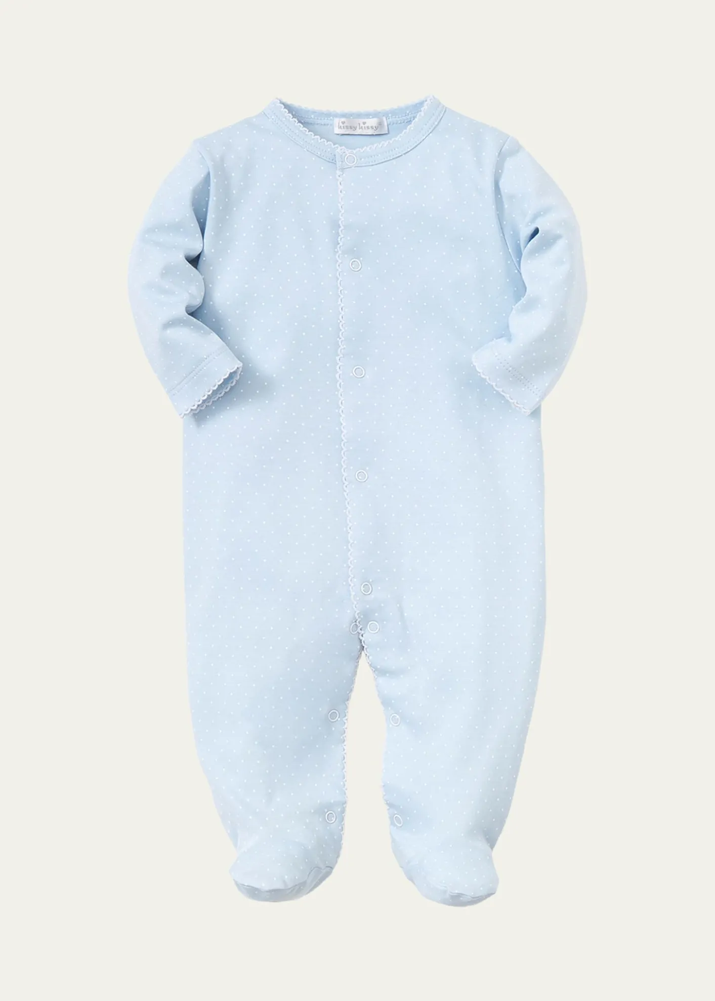 Kissy KissyPolka-Dot Footie Playsuit, Size 0-9 Months